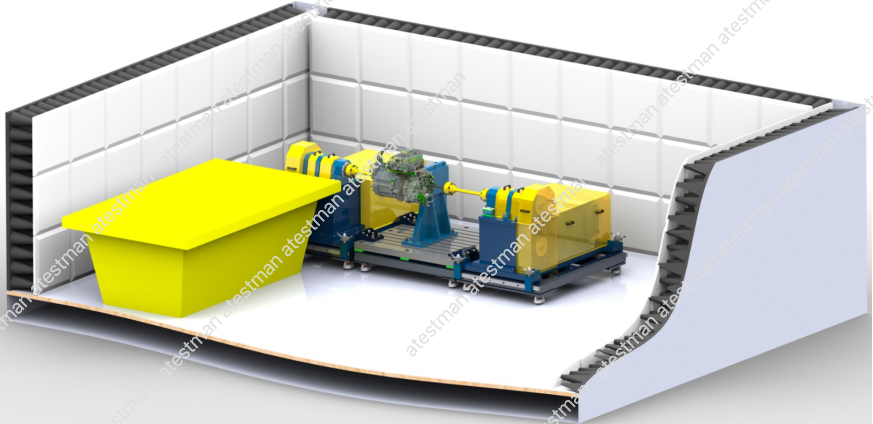 E-Axle EMC test bench (Walk-in) 